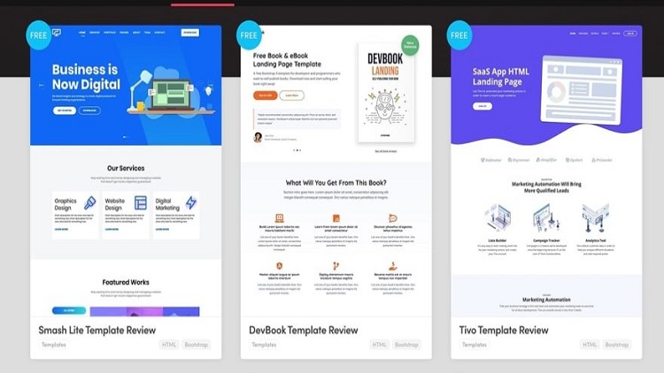  One Page Website Designing